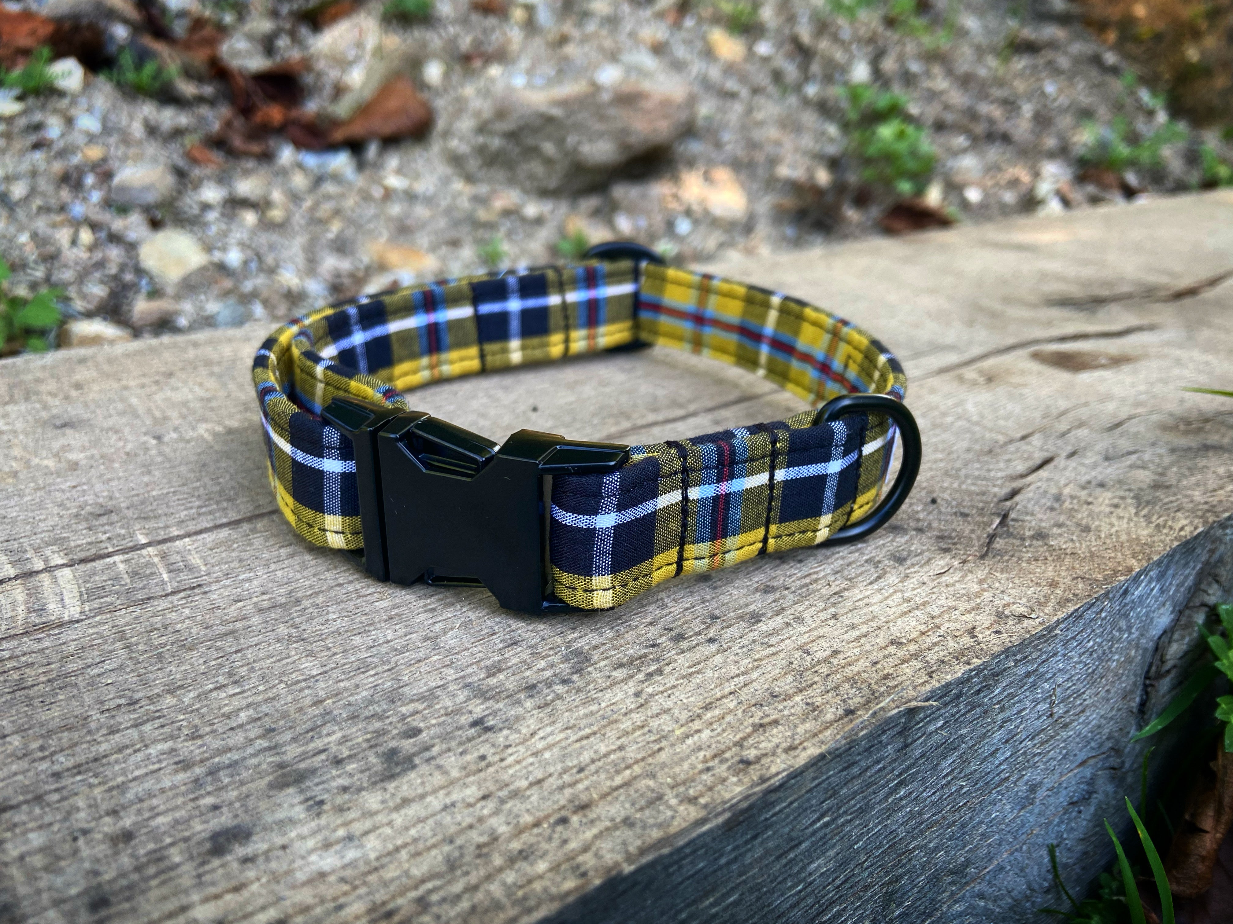 Tartan dog shop collars uk