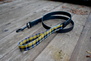 Cornish Tartan - Black Biothane® Lead