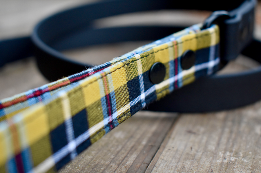 Cornish Tartan - Black Biothane® Lead