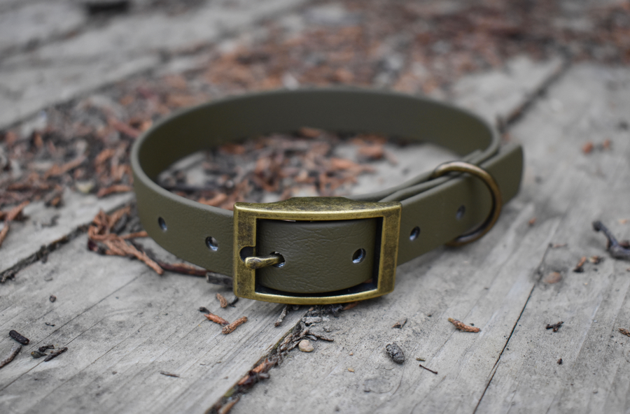 Olive BioThane® Collar